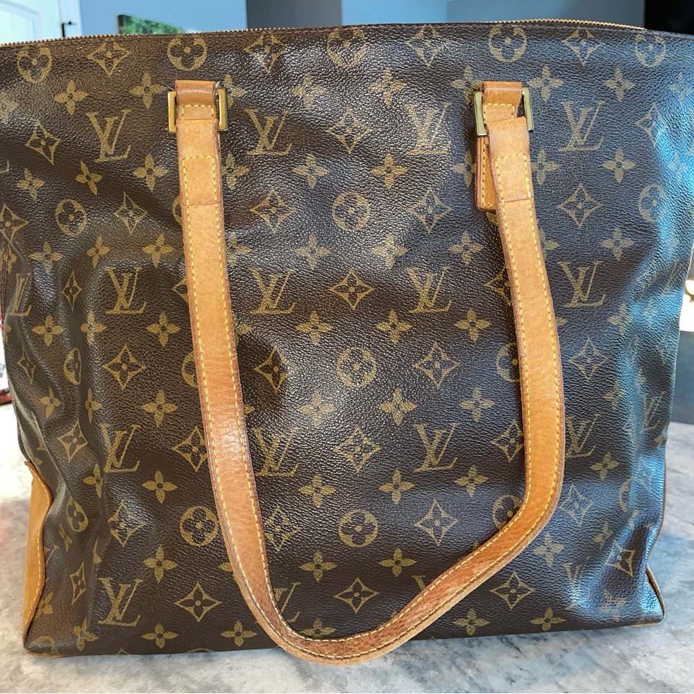 Vintage Louis Vuitton Cabas Mezzo Monogram Shoulder Tote
